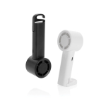 Ventilador portátil ecológico con batería recargable 2W 1.200 mAh color blanco vista general