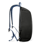 Mochila con cremallera convertible antirrobo y capacidad 22L 16” color azul marino cuarta vista