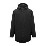 Chaqueta impermeable acolchada unisex modern fit 95 g/m² Iqoniq Thelon color negro