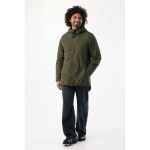 Chaqueta impermeable acolchada unisex modern fit 95 g/m² Iqoniq Thelon color caqui vista con modelo