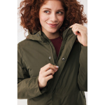 Chaqueta impermeable acolchada unisex modern fit 95 g/m² Iqoniq Thelon color caqui