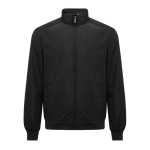 Chaqueta unisex medium fit con cremallera y forro 95 g/m² Iqoniq Odin color negro