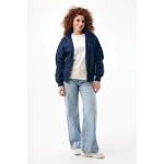 Chaqueta unisex medium fit con cremallera y forro 95 g/m² Iqoniq Odin color azul marino