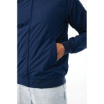 Chaqueta unisex medium fit con cremallera y forro 95 g/m² Iqoniq Odin color azul marino