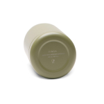 Botella térmica de acero inoxidable reciclado con cuerda 400ml color verde quinta vista