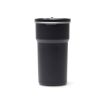 Vaso de viaje de acero inoxidable reciclado con tazas dentro 450ml color negro segunda vista