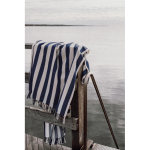 Toalla hammam familiar de algodón reciclado 200 g/m² 180×180 cm color azul vista de ambiente