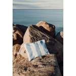 Bolsa organizadora de algodón reciclado con cremallera y asa 390 g/m² color azul claro vista de ambiente