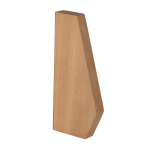 Placa trofeo con base de madera y frontal de aluminio reciclado segunda vista