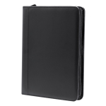 Carpeta A4 con cremallera y compartimentos en piel sintética segunda vista