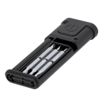 Estuche en forma de linterna con 6 herramientas en el interior cuarta vista