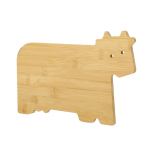 Tabla de cocina de bambú con diseño compacto en forma de vaca segunda vista