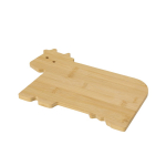 Tabla de cocina de bambú con diseño compacto en forma de vaca tercera vista