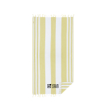 Toalla pareo bicolor de algodón reciclado con flecos 180g/m² vista principal