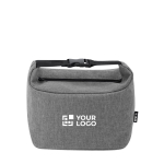 Bolsa nevera de plástico reciclado con hebilla y aislante vista principal