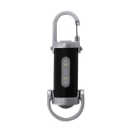 Linterna recargable con mosquetón de transporte y 7 modos de luz color negro primera vista