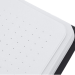 Libreta de tapa dura de piel sintética con hojas a puntos A5 cuarta vista