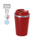 Vaso térmico para llevar de acero inoxidable con tapa hermética 350ml