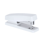 Grapadora de plástico con acabado mate resistente para personalizar color blanco primera vista