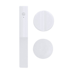 Luz portátil de emergencia con base magnética y sensor de movimiento color blanco primera vista