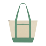 Bolsa térmica con interior aluminio y asas de 60cm reforzadas color verde primera vista