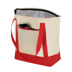 Bolsa térmica con interior aluminio y asas de 60cm reforzadas cuarta vista