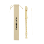 Flauta desmontable en 3 partes de plástico con funda non-woven vista principal