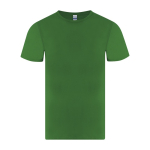 Camiseta infantil de algodón punto liso manga corta 150g/m² color verde primera vista