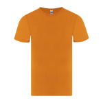 Camiseta infantil de algodón punto liso manga corta 150g/m² color naranja primera vista