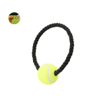Juguete mordedor con pelota de tenis ideal para perros