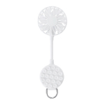 Ventilador multiposición 360° con ventosa para sujeción del móvil color blanco primera vista