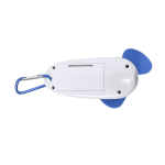 Ventilador portátil con linterna LED y mosquetón de transporte segunda vista