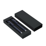 Set escritura con lápiz y bolígrafo de aluminio reciclado tinta azul segunda vista