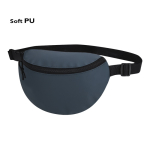 Riñonera de piel sintética con cremallera y cinta ajustable