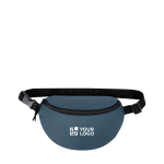 Riñonera de piel sintética con cremallera y cinta ajustable vista principal