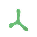 Frisbee original de 3 palas flexible y ligero en goma suave