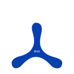 Frisbee original de 3 palas flexible y ligero en goma suave vista principal