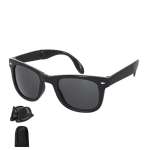 Gafas de sol plegables con protección UV400 y funda color negro primera vista