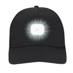 Gorra 5 paneles de poliéster con linterna de 4 LEDs extraíble 200mAh segunda vista