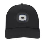 Gorra 5 paneles de poliéster con linterna de 4 LEDs extraíble 200mAh tercera vista