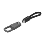 Cable de carga y datos USB-C 60W con mosquetón plástico segunda vista