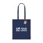 Bolsa de algodón reciclado de asas largas 140 g/m2 vista principal