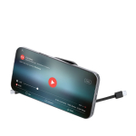 Cable cargador con soporte magnético 2 en 1 de plástico 60W quinta vista