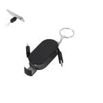Cable cargador llavero retráctil con soporte para móvil 60W