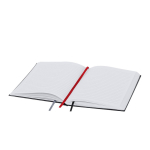 Libreta de tapa rígida con 3 marcapáginas y hojas a rayas A5 tercera vista