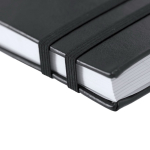 Libreta de tapa rígida con 3 marcapáginas y hojas a rayas A5 séptima vista