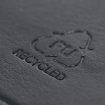 Libreta de tapa rígida con 3 marcapáginas y hojas a rayas A5 octava vista