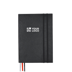 Libreta de tapa rígida con 3 marcapáginas y hojas a rayas A5 vista principal