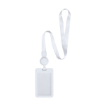 Lanyard extensible con portatarjetas desmontable y clip segunda vista
