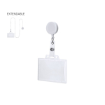 Lanyard extensible con portatarjetas rígido y cuerda de 70cm